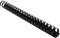 Exacompta - Réf. 75701E - Boîte de 50 reliures spirales en PVC noir 25 mm - permet de relier 150 à 210 feuilles de 80g format A4 ou A3 paysage - convient pour tout type de machine à relier à anneaux