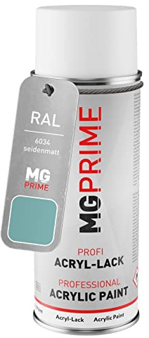 RAL 6034 Pastelltürkis / Pastel turquoise seidenmatt Acryl-Lack Spraydose | Sprühdose 400 ml, schnelltrocknend