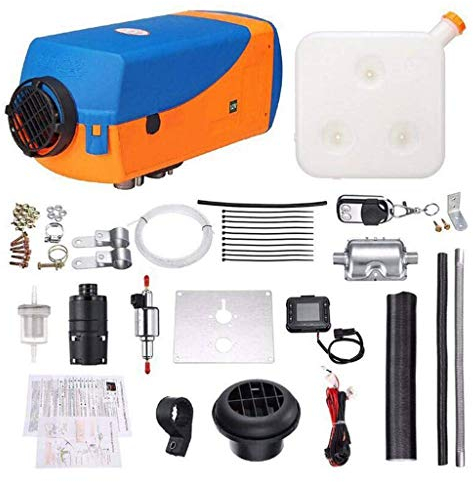 Standheizung Diesel, 5KW 12V/24V Parkplatz Heizung Gezwungen Luft Mit Fernbedienung Regler Integriert Maschine Zum LKW Motor Boot Anhänger-12V-5kw