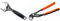Bahco 9031 Adjustable Wrench, 200mm Length & 2971G250 Slip Joint Plier 250mm