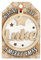 Personalised Wooden Luke Name White Hanging Christmas Tree Bauble Decoration