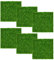TDDL 6 STK Künstliche Moos Deko Rasen Gras Miniatur Moos Gras 15x15 cm Garten Kunstrasen Verzierung Moos DIY Dekorationen Mikro Landschaft Miniatur Haus Deko Künstliche Rasen