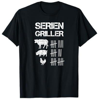 Herren Serien Griller Grillen Grillmeister Männer T-Shirt