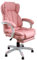 TRISENS Schreibtischstuhl ergonomisch mit Flexibler Rückenlehne & Kopfstütze - Bequemer Bürostuhl für Schreibtisch - Büro Stuhl, Drehstuhl, Chefsessel, Farbe:Rosa