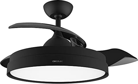 Cecotec Deckenventilator EnergySilence Aero 470. 55 W, Fernbedienung, 106 cm Durchmesser, 3 Klingen, 3 Geschwindigkeiten, schwarze Winterfunktion (Durchmesser 132 cm, Grau)