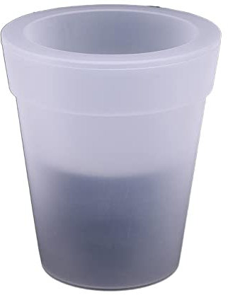 TOMYEUS Blumentopf Solar Power Flowerpot Gartenlandschaftslampe Outdoor Yard Licht Pflanzentopf Übertopf