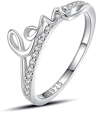 Ehering Damen Personalisiert, Ehering Zirkonia 925 Silber Schlicht Liebe Einzelne Reihe 49 Schmuck Geschenk