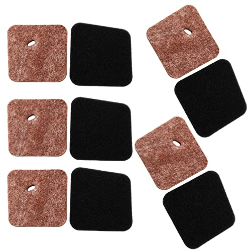 LOCOPOW 5 Stück 4140-124-2800 Luftfilter & Vorfilter Reiniger Ersetzt für Stihl FC55 FS38 FS45 FS46 FS55 HL45 HS45 KM55