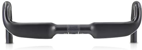 LOVEJIA Rennradlenker Carbon Drop Bar Aero Bars Schwarz 42cm 31.8' UD Matt Carbon Rennradlenker 400/420/440mm 119mm Drop 77mm Reach Straßenfahrradlenker