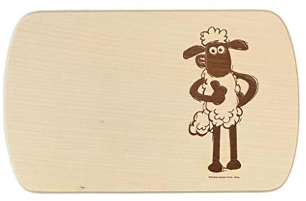 Frühstücksbrett Shaun das Schaf Brotbrett Brotzeitbrett Vesperbrett WDR -Für Kinder und Erwachsene