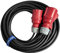 H07RN-F 5x2,5 mm² CEE Adapter 32A (Stecker) auf 16A (Buchse) 5m Schwarz