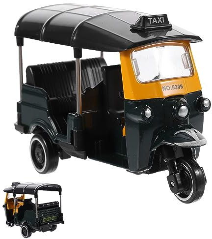 ibasenice Vintage Dreiradmodell Dreirad Schmuck Metall Automodell Einzigartiges Für Wohnzimmer Büro