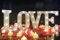 Proyatech LOVE Sign Led Light Up Letters Proposal Decorations Will You LOVE Sign 1000pcs Rose Petals for Romantic Proposal Engagement Sign Wedding Party