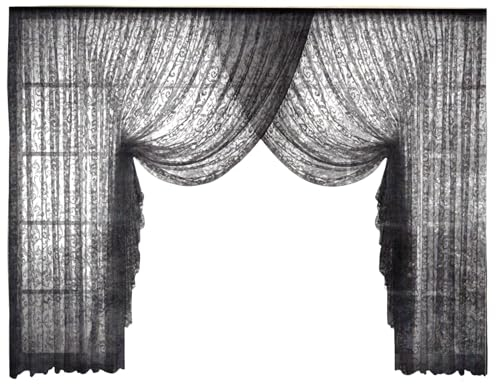Ilkadim Export Fertiggardine 250 x 300cm, Vorhang mit Raffzug, Gardine zum Raffen, Raffvorhang, (grau)