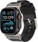 Correas Compatibles con Apple Watch Ultra 2 de 49 mm,Bandas de Silicona Adaptador de Acero Inoxidable,para Apple Watch Ultra 2/Ultra Series 9/8/7/SE 2/SE/6/5/4/3/2/1 49 mm 45mm 44mm 42mm para Hombres