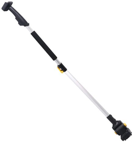 Pértiga Telescópica para Tijeras de Podar Eléctricas Inalámbricas 2M Alargador 3 Secciones para Podar Ramas Altas Poste de Extensión para Herramientas Eléctricas con Cabezal Giratorio de 180°