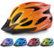 Kids Bike Helmet, Lyefancy Kids Helmet for 3-11 Years Old Boys Girls, Children Adjustable Helmet 48-55cm for Bicycle Scooter Skating Cycling with Visor (Orange)