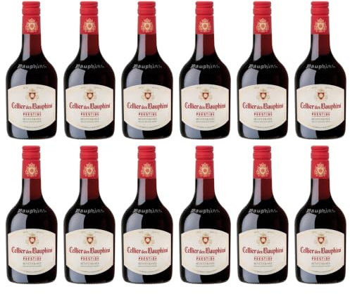 Cellier des Dauphins Prestige Rouge Méditerranée IGP Rotwein Rot Frankreich inkl. FeinWert E-Book (12 x 0.25 l)