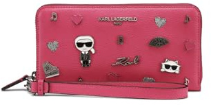 Karl Lagerfeld Jacqueline SLG Portafoglio, Fucsia, Medio