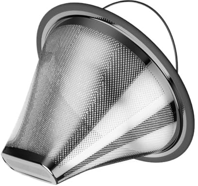 Kompatibel Mit Wiederverwendbarem Ersatzkaffeefilter Aus Edelstahl 304 Von MOCCAMASTER, KBGV Und KBT(Double layer)