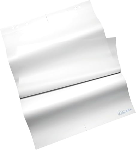 Herlitz 10834133 Flipchartblock, 65x98cm (Blanko - 2 Blöcke)
