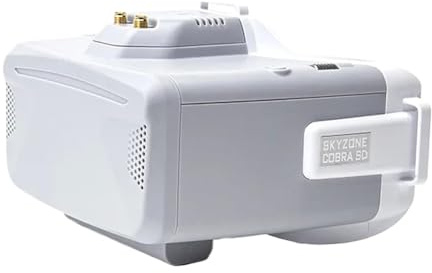 KFJHTWG SKYZONE Cobra SD FPV-Brille, 4,3-Zoll-LCD-800X480-Bildschirm, 48-Kanal-Diversity-Empfänger, eingebauter Kühlkörperlüfter, kompatibel mit Drohnenmodellen, Quadrocopter-Modellen, UAV-Modellen
