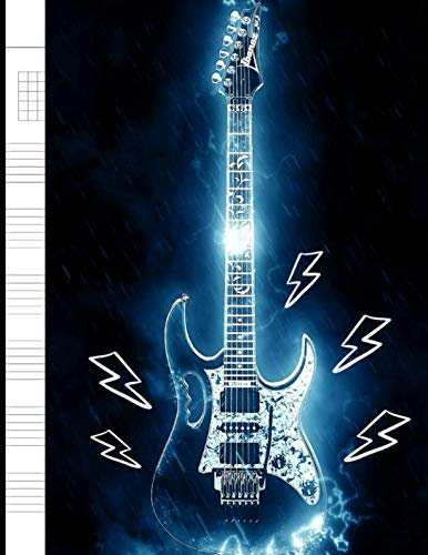 Guitar Tab Notebook: Gitarren Tabulatur Block - Heft für Gitarre als TAB-Block für eigene Notizen, Noten-Block-Alternative für Gitarren-Notation