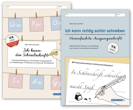 Ich kann die Schreibschrift VA und Übungsheft - Ich kann richtig schön schreiben - Ausgabe Vereinfachte Ausgangsschrift - 2 Hefte: Schreiblehrgang VA ... einer schönen und sauberen Handschrift
