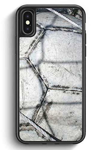 MUNIQASE Fußball Fussball - Silikon Hülle für iPhone X - Motiv Design Jungs Männer Herren Cool Sport - Cover Handyhülle Schutzhülle Case Schale