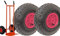 Union Ruota, Ruote 3.00-4 Complete X CARRELLINO Unisex Adulto, Nero, Unica
