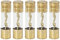 X AUTOHAUX 5 Stücke 80A AGU Sicherungen Feinsicherung Glassicherung Glasrohrsicherung G-Sicherung Schnellschlag-Glassicherungen-Sortiment-Set