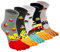 ZFSOCK Zehensocken Damen Baumwolle Five Finger Socken Bunt Sport Socken Zehen Einzeln Lustig Atmungsaktiv Laufen Socken 36-41, 5 Paare(4/7 Jahre)
