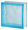 AZUR 1919/8 WAVE Verre brique transparent ondulé 19 x 19 x 8 cm
