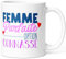 Mug Humour Femme Parfaite Connasse Tasse Message drôle. Idée Cadeau Original Amie Couple Amoureux Collègue Sœur Femme Copine Nana pour Anniversaire St Valentin Noël. Le Sourire dès le Réveil.