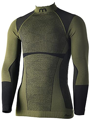 MICO Technische Unterwäsche Langarm Man - Warm Control SKINTECH - in 01851, Forest Green, Medium