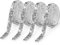 4 Rollen Diamantband selbstklebend kristall Strass Diamant Band Glitzerband Silber Strassband Deko Strasssteine Band Glitzersteine für Hochzeit Geburtstag DIY Dekoration (Silber, 10mm)