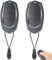 Telecommande Portail 433,92 MHz Compatible avec MOTORLINE Falk MX4SP MXS4SP MX5SP RCM DSM, Bip Portail Porte De Garage, Noir (Lot de 2)