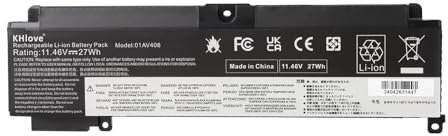 KHlove 01AV406 Laptop Akku für Lenovo ThinkPad T460S T470S Serie, Ersatz für 01AV405 01AV407 01AV408 01AV462 00HW025 00HW024 00HW038 L16M3P73 SB10J79003 SB10K97605 SB10J79002 SB10J79004 SB10F46462