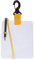 Ejoyous Unterwasser Schreibtafel mit drehbarem Clip und Bleistift, Underwater Writing Slates Diving Wordpad Tauchen Schreibtafel für Wassersport Tauchen Schwimmen