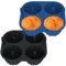 Webake Mini Ring Cake Tin Silicone Cake Moulds for Air Fryer 2 Pcs 8 cm Small Cake Mould Fluted Cake Tins for Donut Muffin Cupcake