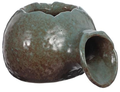 Gatuida Ceramic Pot Decor Water Circulation System for Aquarium Ornaments Spitter Garden Water Fountain Zen Garden Fountain Ceramic Accents