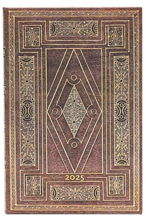 First Folio (Shakespeare’s Library) Mini 12-Month Horizontal Hardback Dayplanner 2025 (Elastic Band Closure)