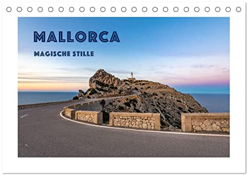Mallorca - Magische Stille (Tischkalender 2026 DIN A5 quer), CALVENDO Monatskalender: Anblicke zum Entspannen - traumhafte Strände und wunderschöne Küsten auf Mallorca. (CALVENDO Natur)