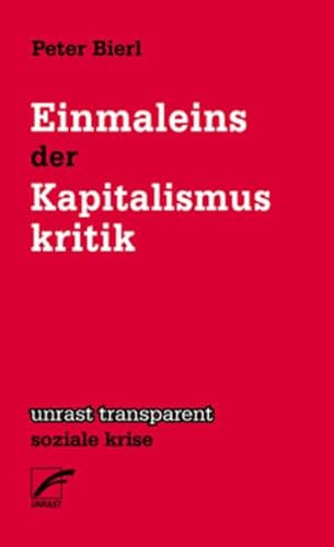 Einmaleins der Kapitalismuskritik (unrast transparent - soziale krise)
