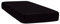 Mixibaby Spannbettlaken Jersey Spannbetttuch 100% Baumwolle Bettlaken Spannbettuch Laken, Farbe:schwarz, Größe:160 x 200 cm