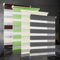 bobodeco Doppelrollo klemmfix ohne Bohren Duo Rollos für Fenster mit Klemmträger, Fensterrollo lichtdurchlässig & verdunkelnd Wandmontage Sichtschutz- Anthrazit B45 x H130cm (Stoffbreite 41cm)