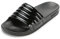 VICT POPU Claquettes de Plage et Piscine Femme Sandales Plates de Bain Douche Chaussons été Antidérapant Pantoufles Noir 41
