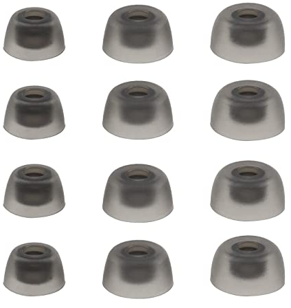 EMSea 6 Paar Silikon-Ohrstöpsel Ersatz In-Ear-Ohrstöpsel Kompatibel mit Jabra Elite 75t/65t/Active/Sport Evolve Wireless Kopfhörer S M L