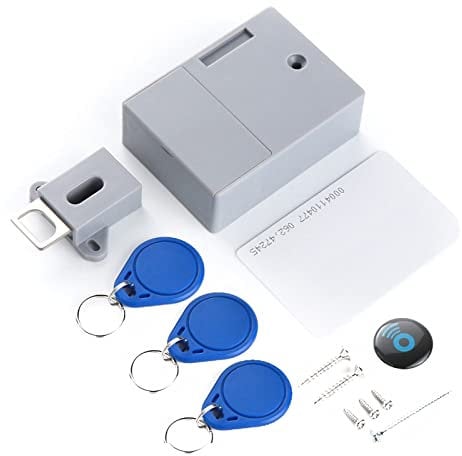 Splenssy Battery IC Card Sensor Cabinet Drawer Intelligent SmartLock DIY Invisible Hidde Digital Lock without Perforate Hole