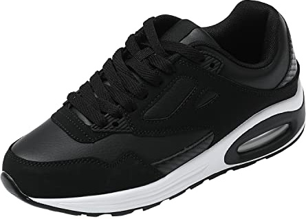 JOMIX Baskets Homme Chaussures de Sport Coussin d'air Amortissantes | Sneakers Casual Respirante, Tige PU Résistante Facile à Nettoyer, Antidérapante, pour Course, Fitness, Tennis
